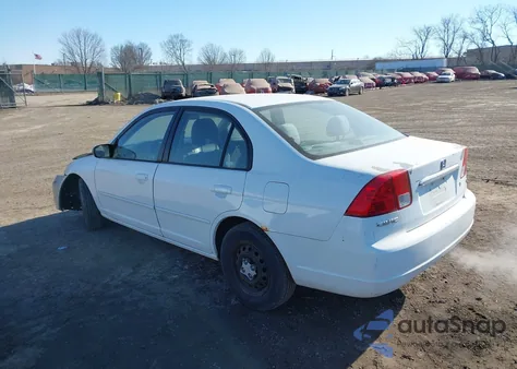 2003 Honda Civic Lx z USA, uszkodzony, nr VIN 2HGES16553H516753